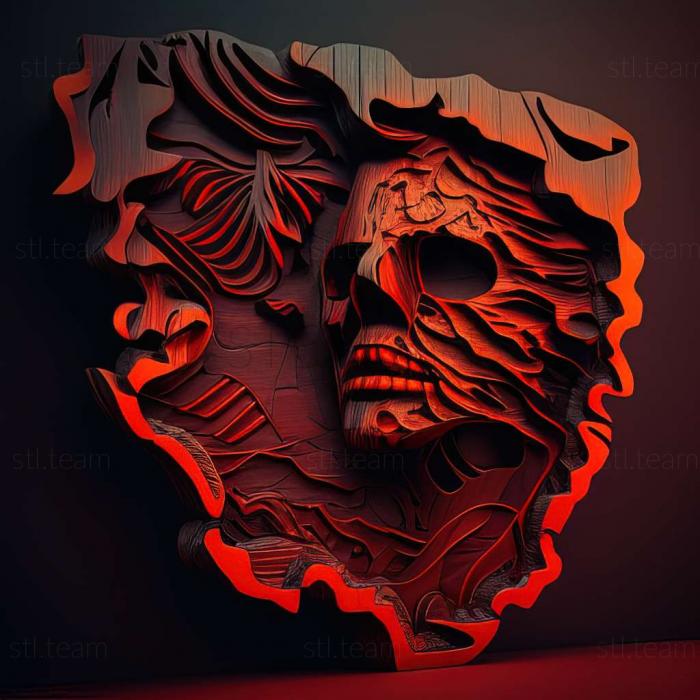 3D модель Гра Dark Future Blood Red States (STL)